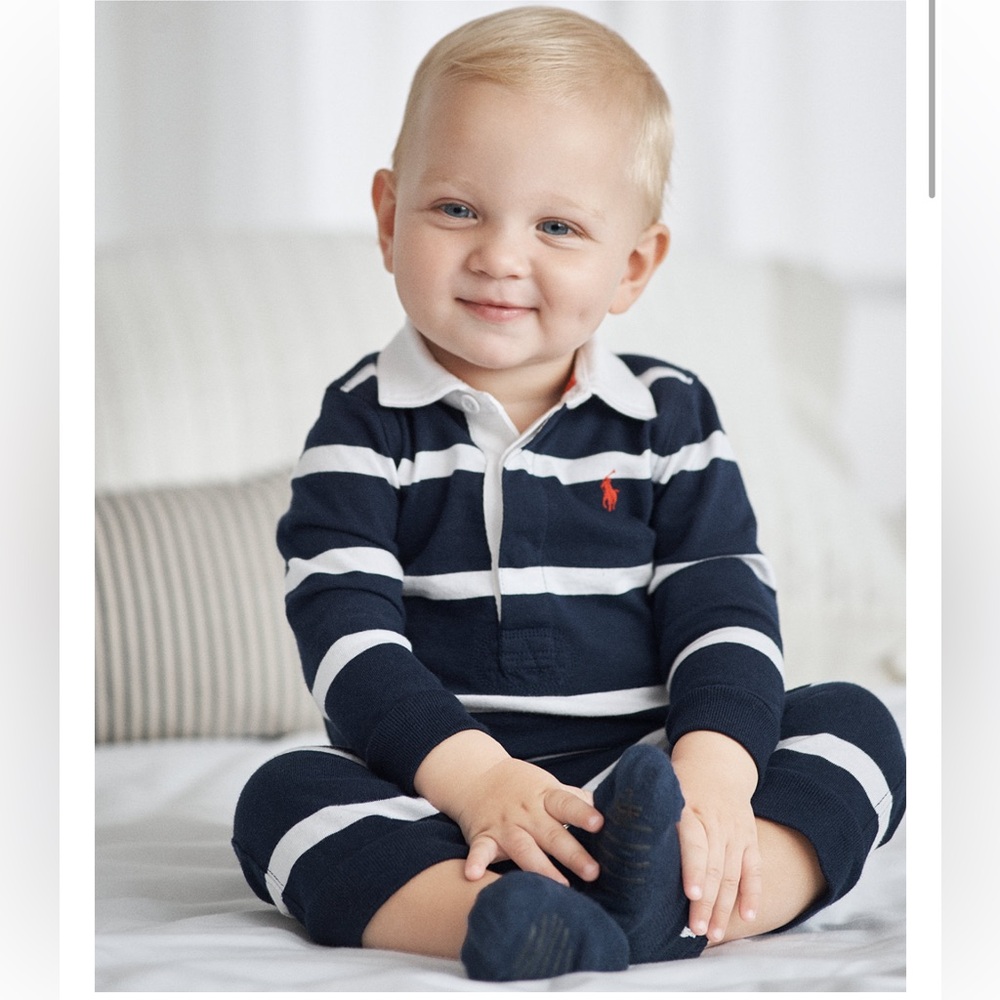 Ralph Lauren Striped Coverall